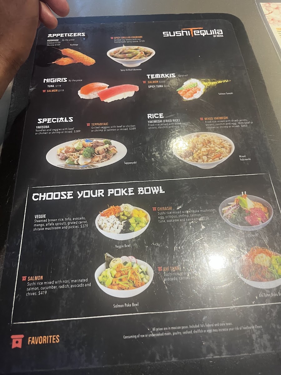 Sushi Tequila Menu - Image 3