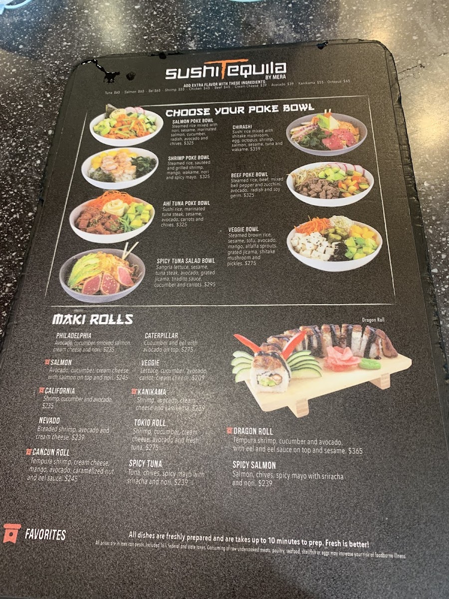 Sushi Tequila Menu - Image 4