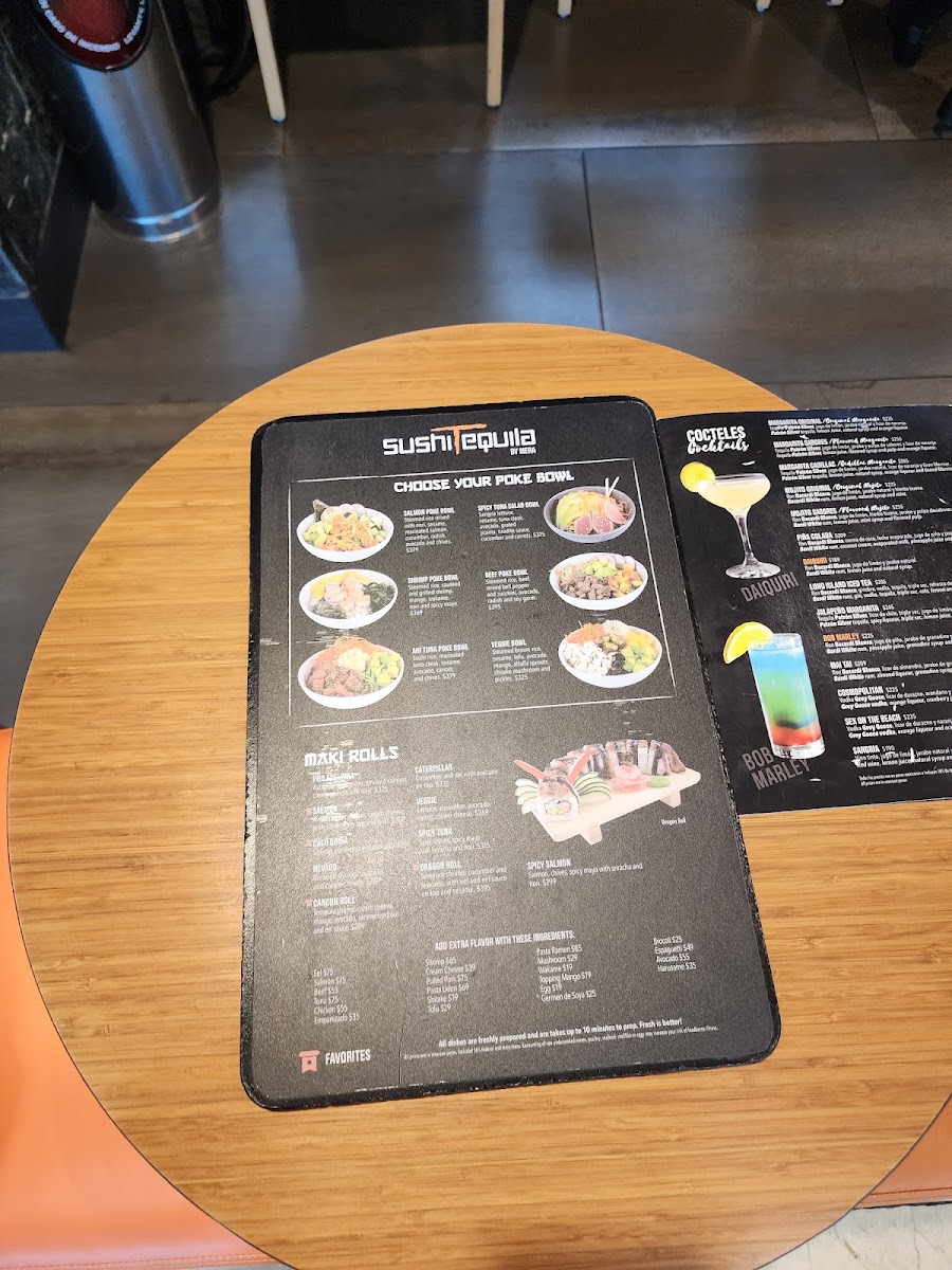 Sushi Tequila Menu - Image 6